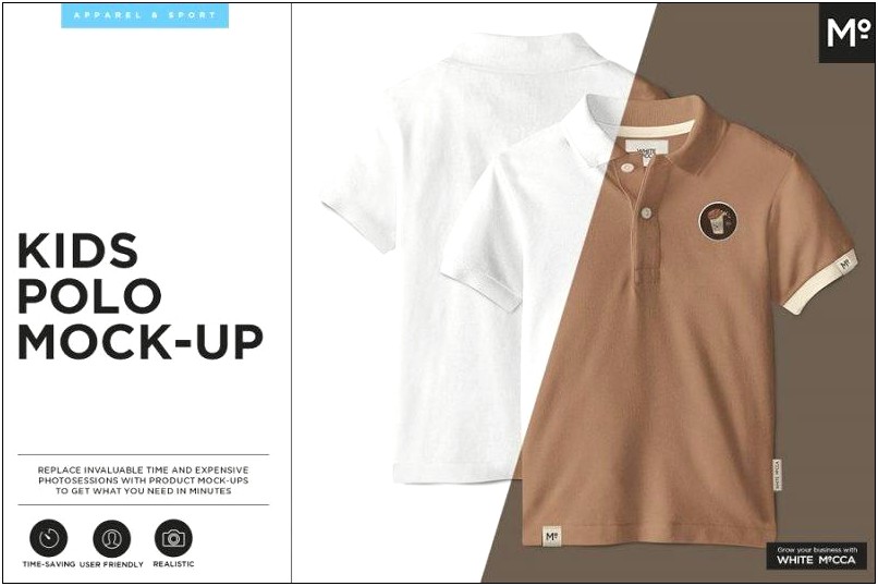 Ghosted Polo Shirt Template Psd Free Download