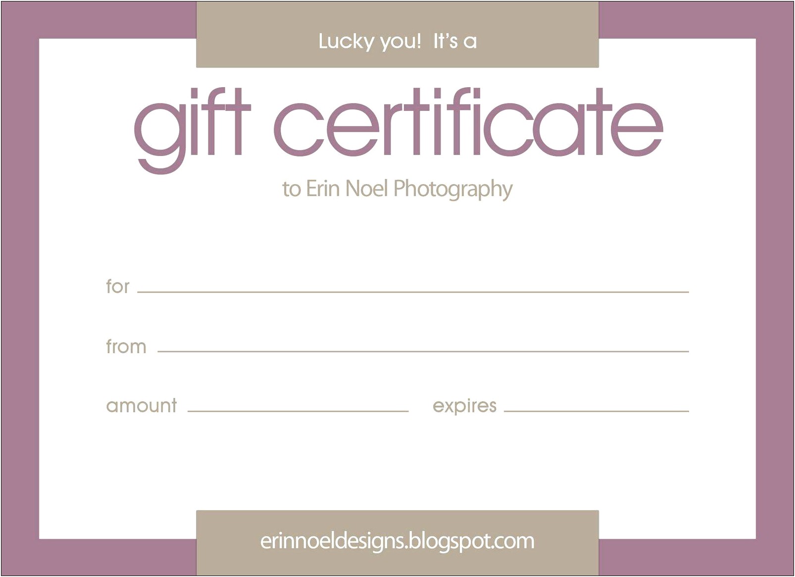 Gift Certificate Template Free Google Docs