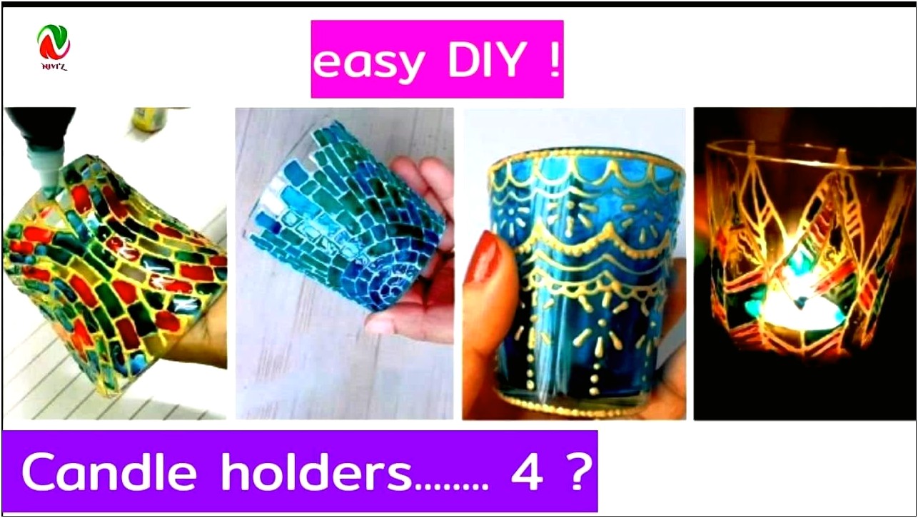 Glass Painting Templates Free For Candle Holders