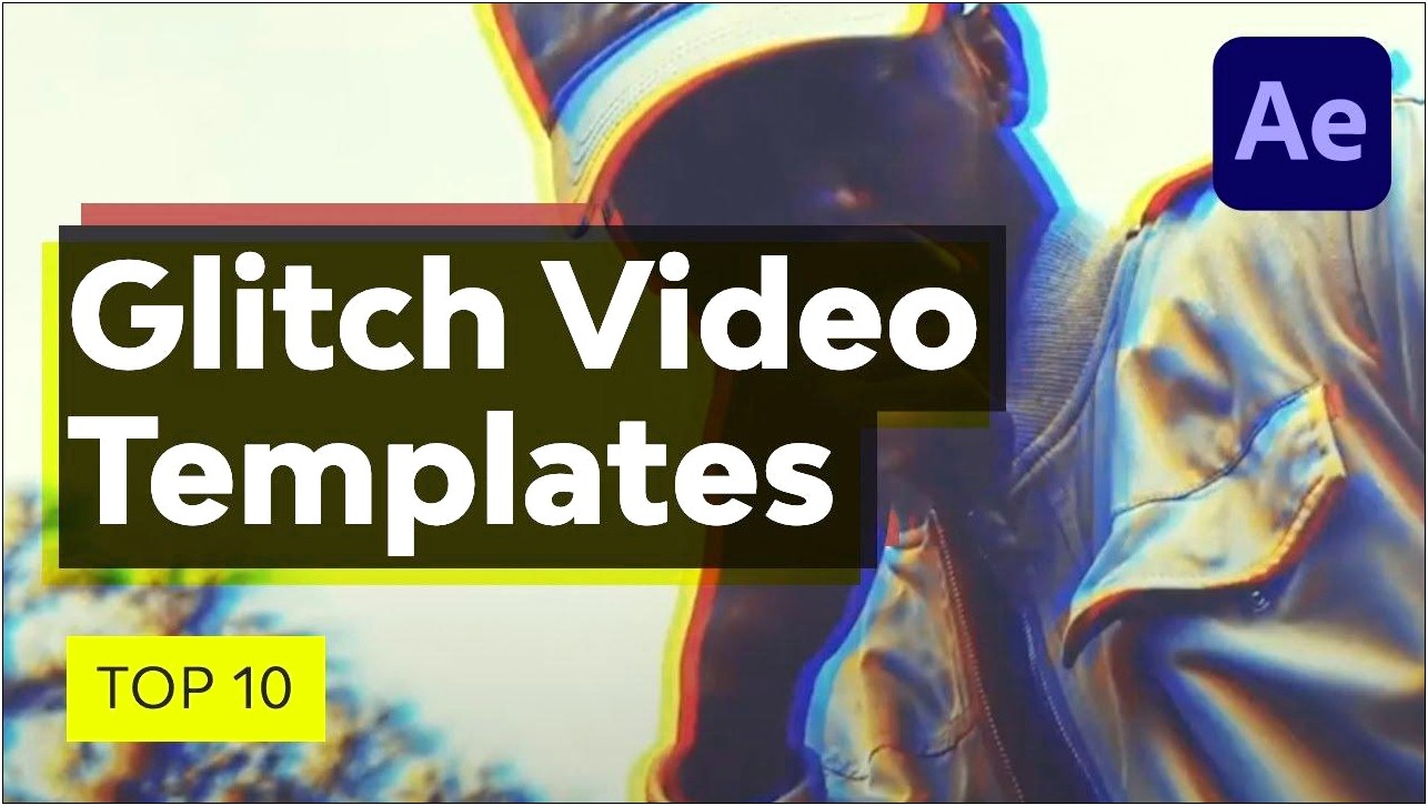 Glitch Titles After Effects Tutorial Free Template