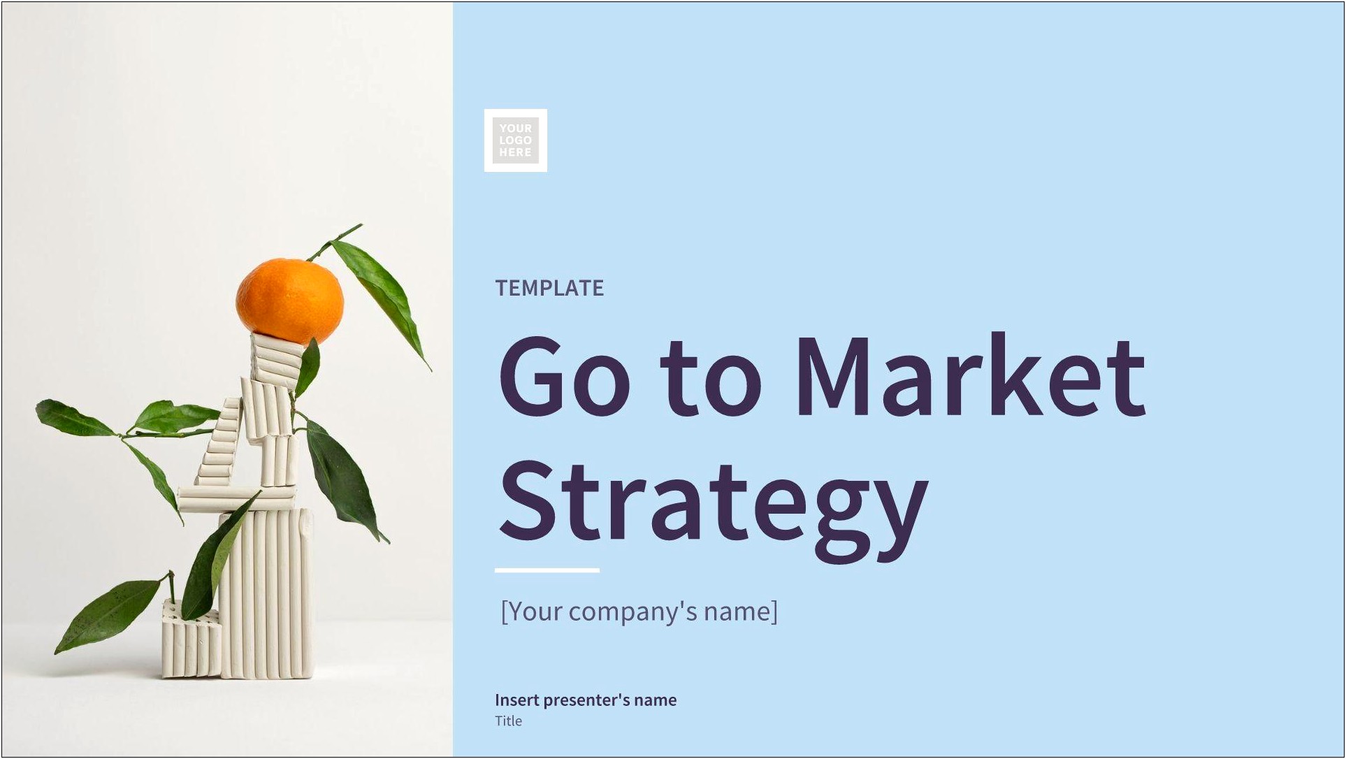 Go To Market Strategy Template Ppt Free