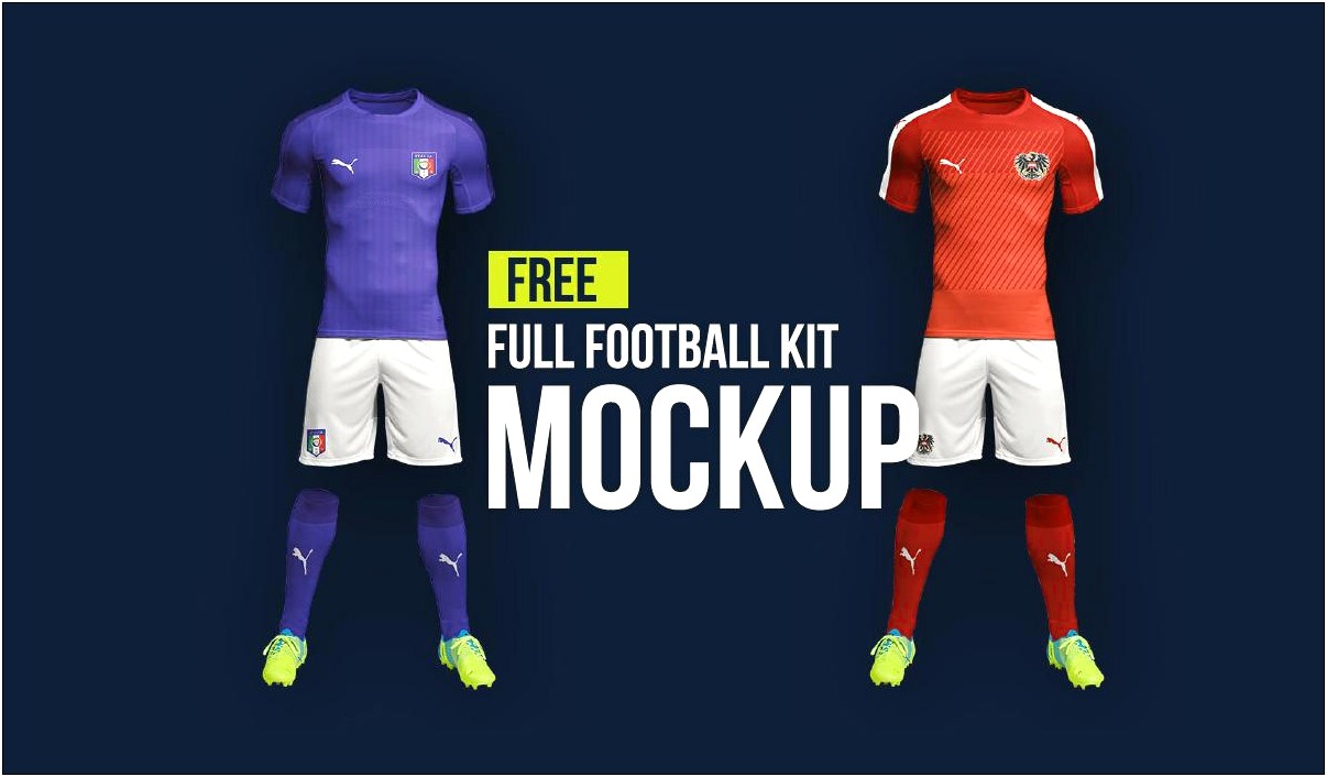 Goal Soccer Football Kit Template Free Download