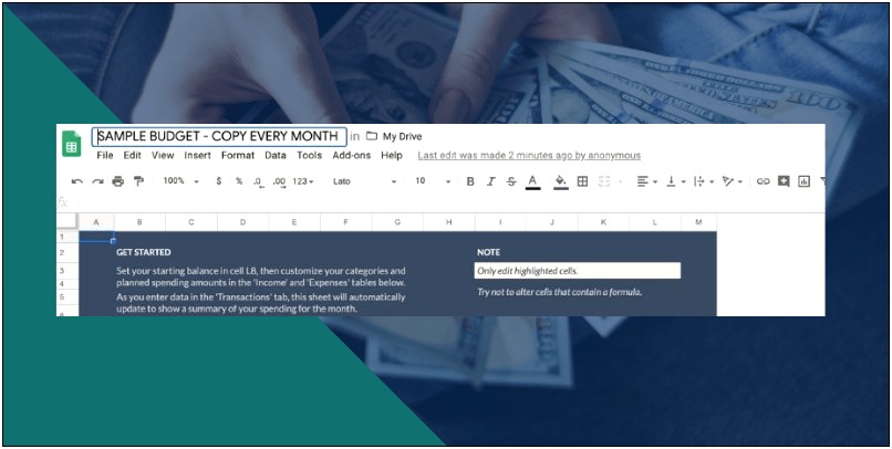 Google Sheets Budget Template Gallery Free