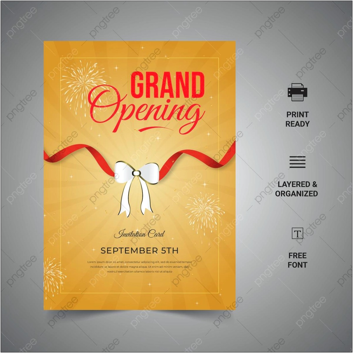 Grand Opening Invitation Template Free Download