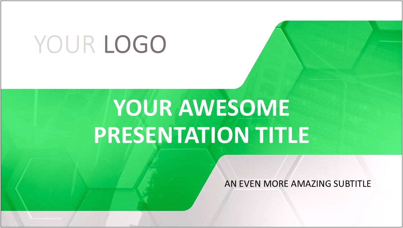 Green Business Powerpoint Templates Free Download