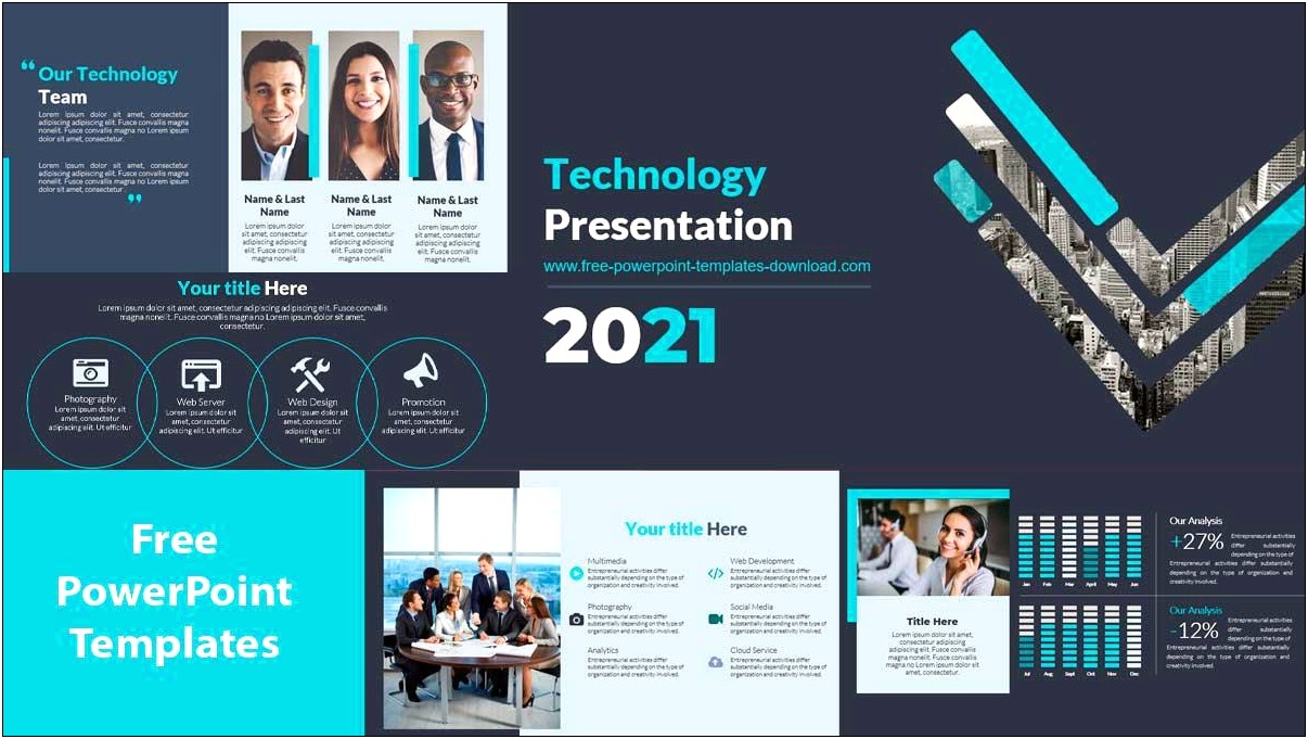 Green Technology Powerpoint Templates Free Download