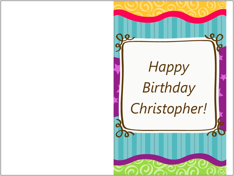 Greeting Card Design Template Free Download
