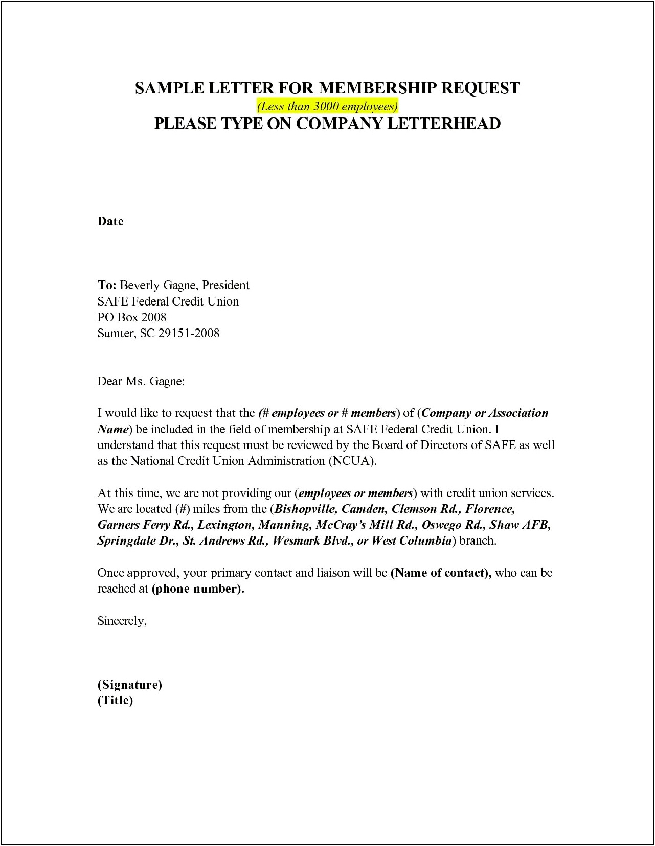 Gym Membership Cancellation Letter Template Free