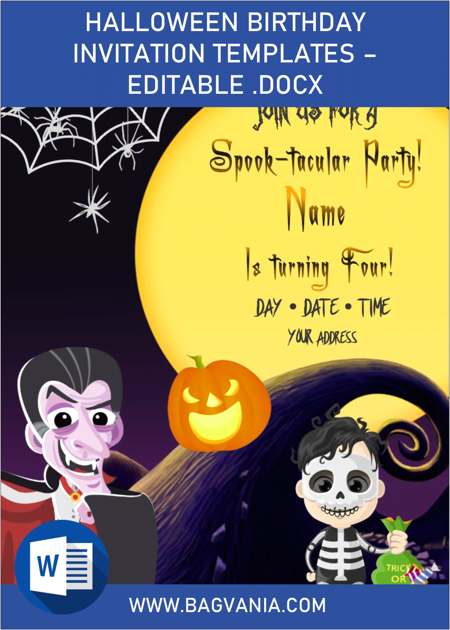 Halloween Invitation Templates Microsoft Word Free