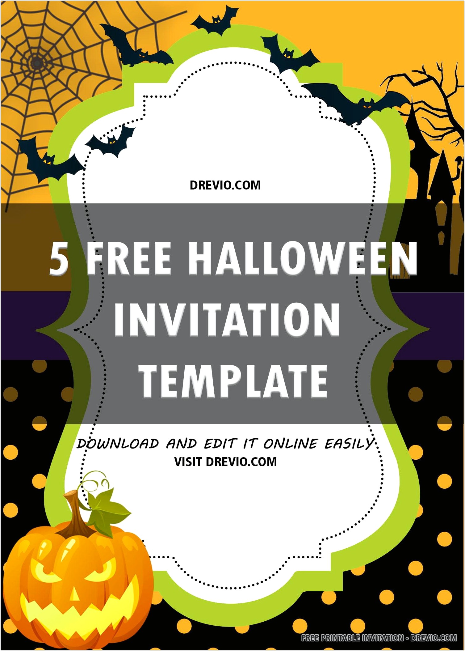 Halloween Party Invite Template Free Download