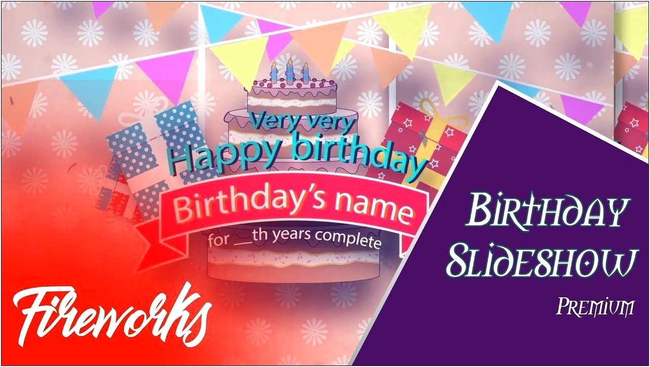 Happy Birthday After Effects Template Free