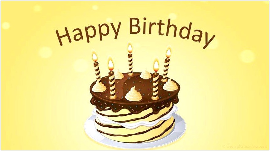 Happy Birthday Powerpoint Template Free Download