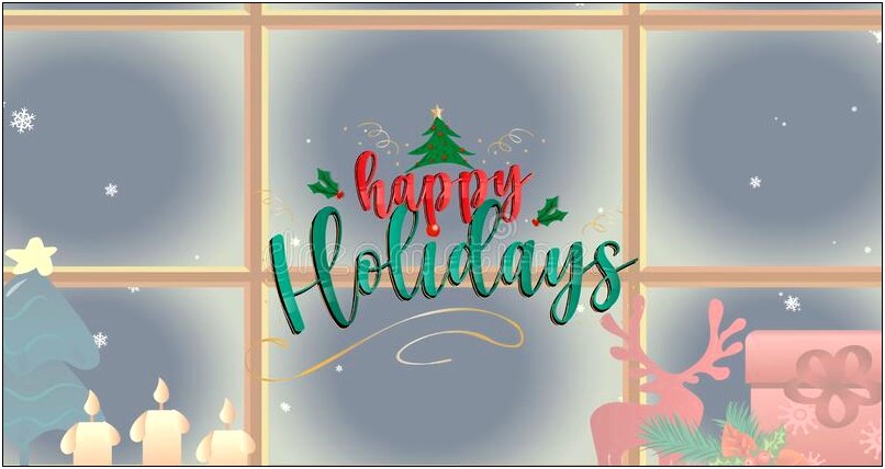 Happy Holidays Free After Effects Template