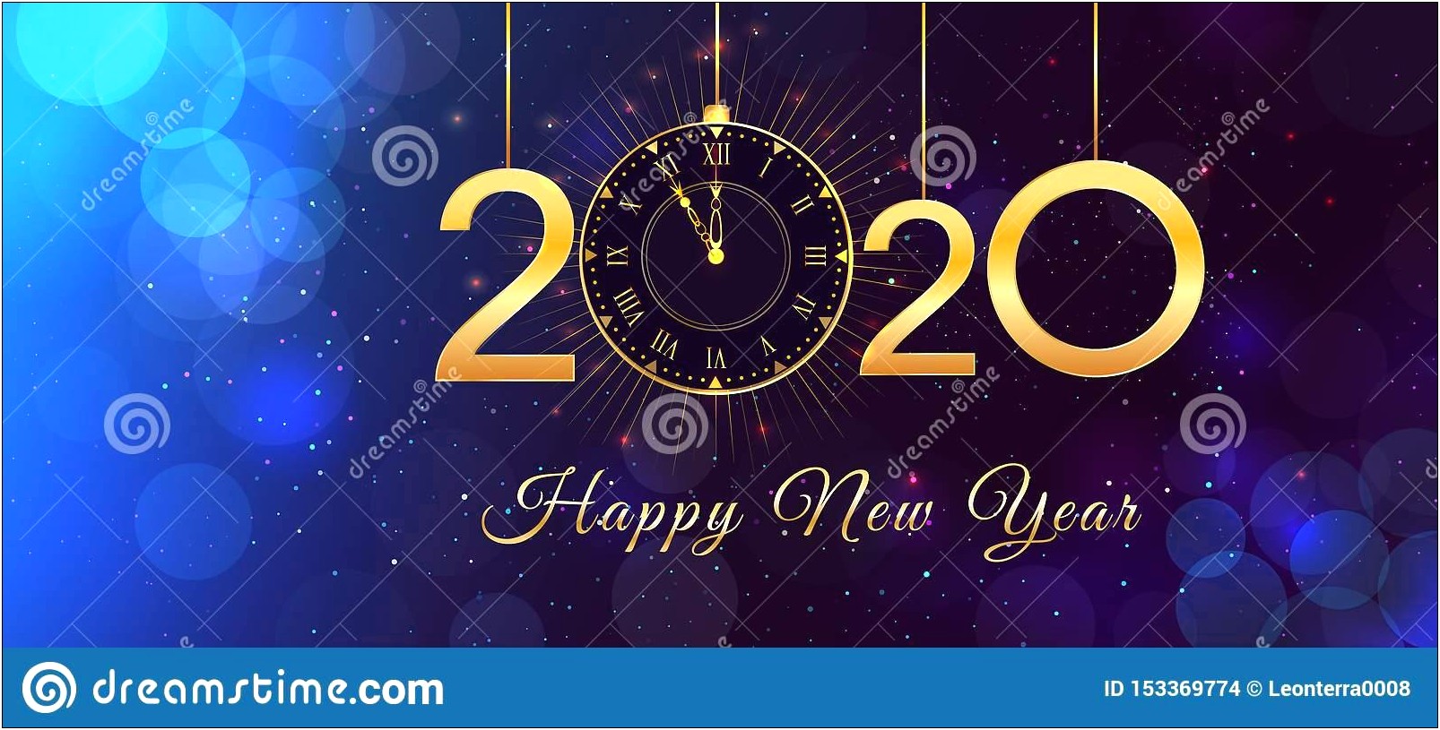 Happy New Year 2020 Template Free