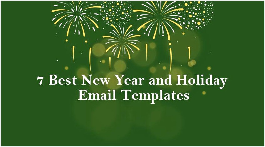 Happy New Year Html Email Template Free Download
