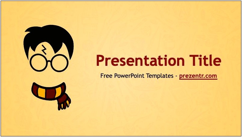 Harry Potter Theme Powerpoint Template Free Download
