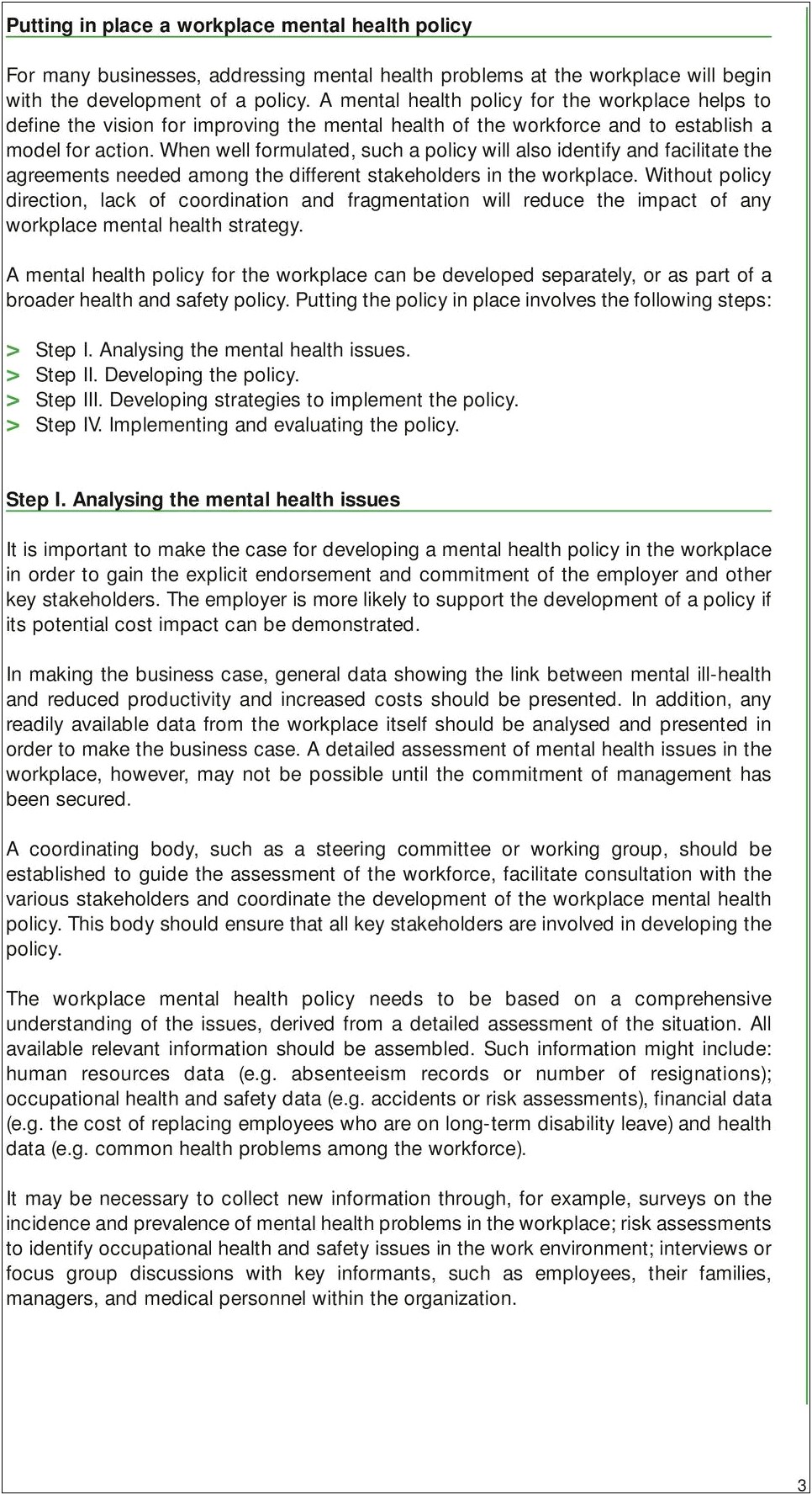 Health And Safety Policy Statement Template Free