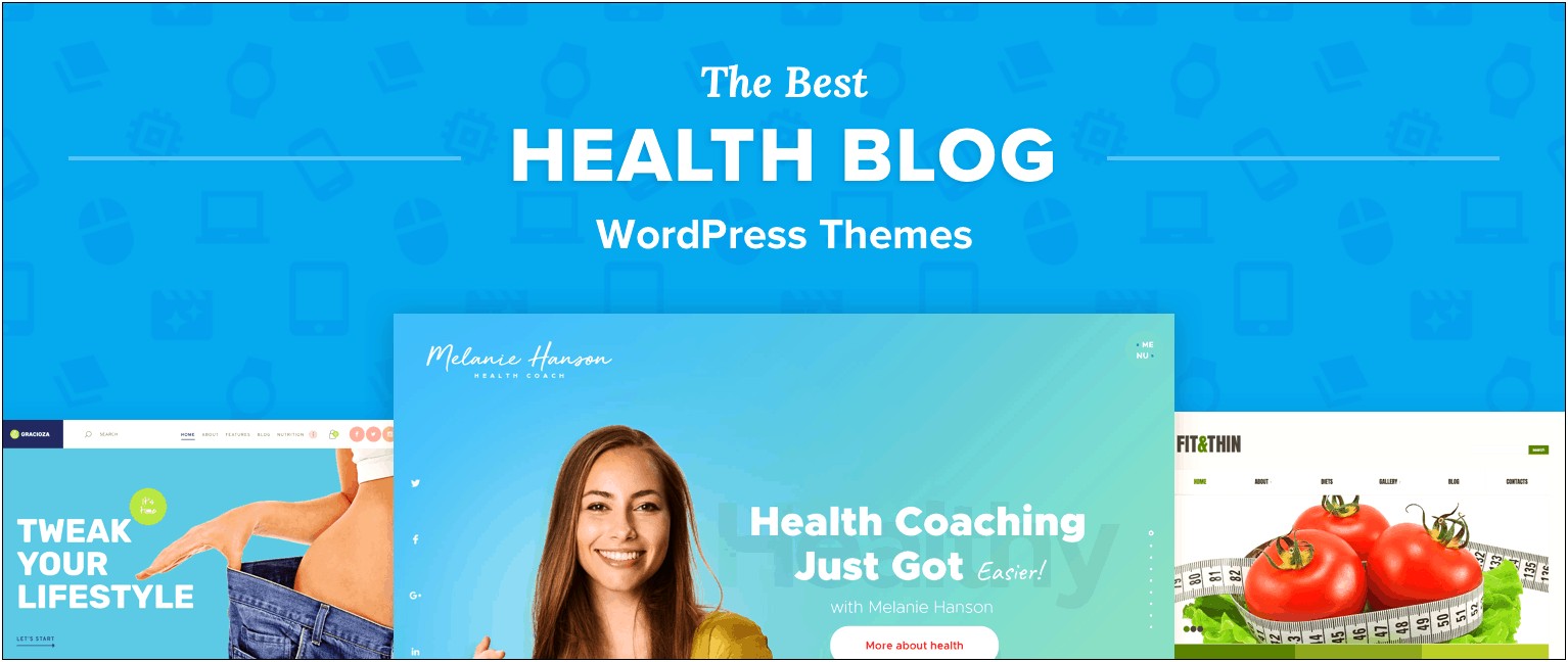 Heath And Fitness Blog Free Templates For Blogger