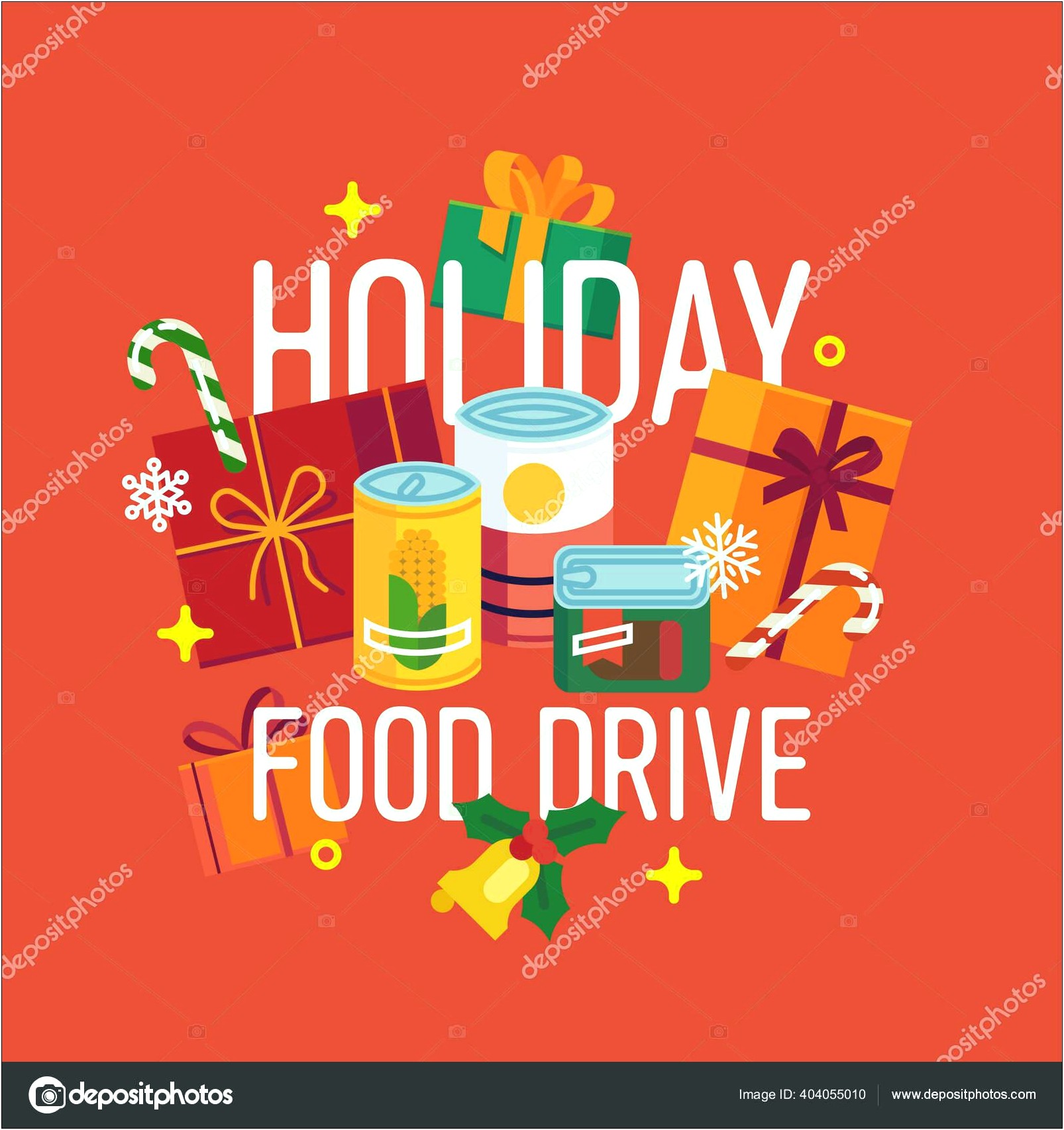Holiday Food Drive Flyer Template Free