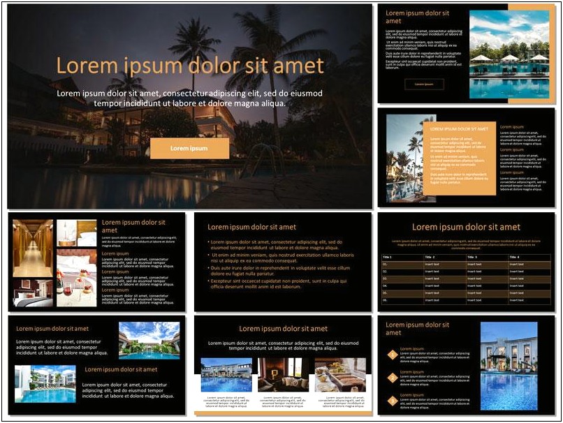Hotel Powerpoint Presentation Templates Free Download