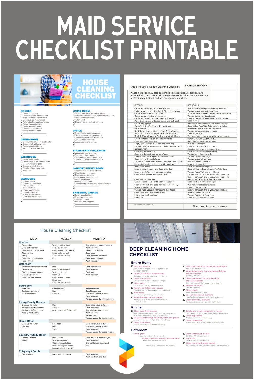 House Cleaning Business Checklist Template Free