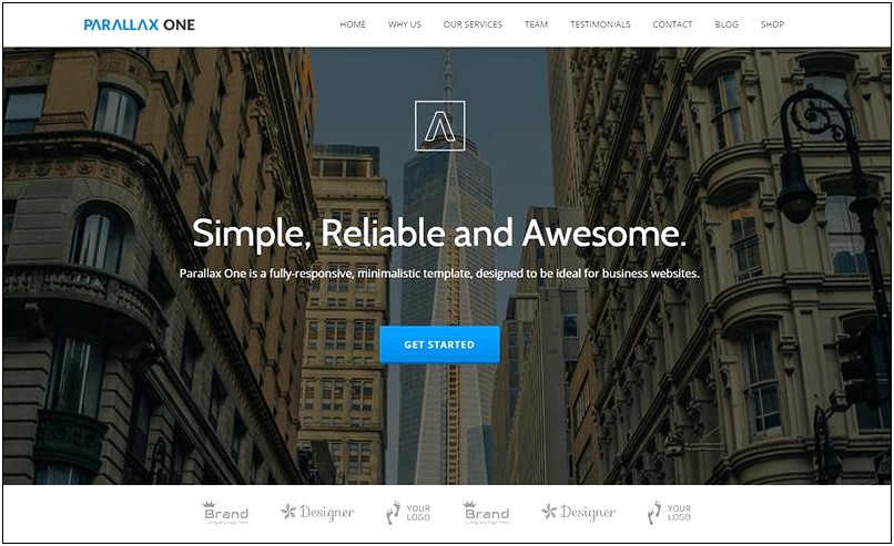 Html Single Page Template Free Download