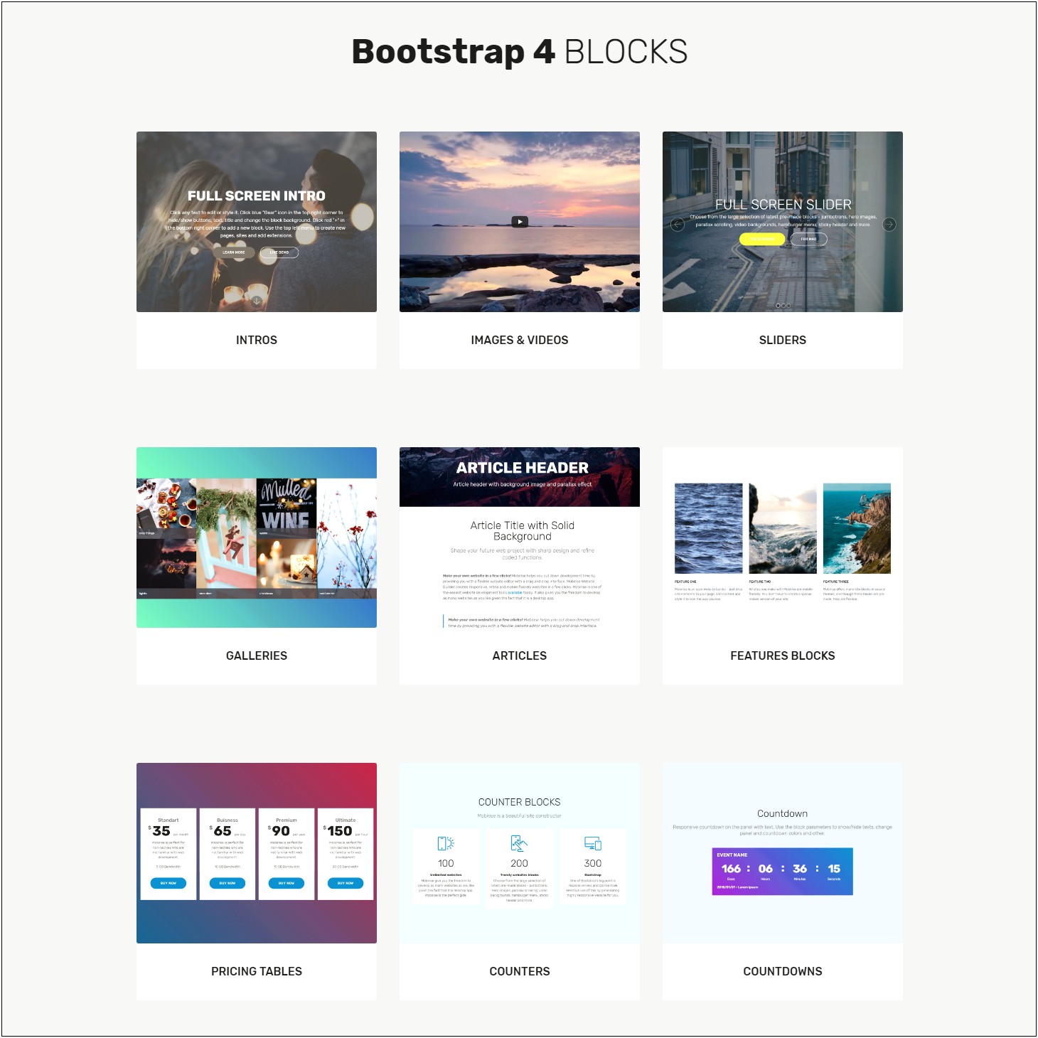 Html5 Css3 Bootstrap 4 Templates Free Download