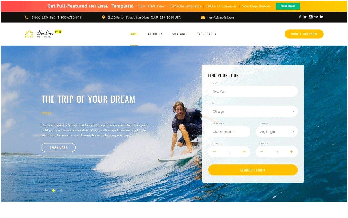 Html5 Responsive Web Design Template Free Download