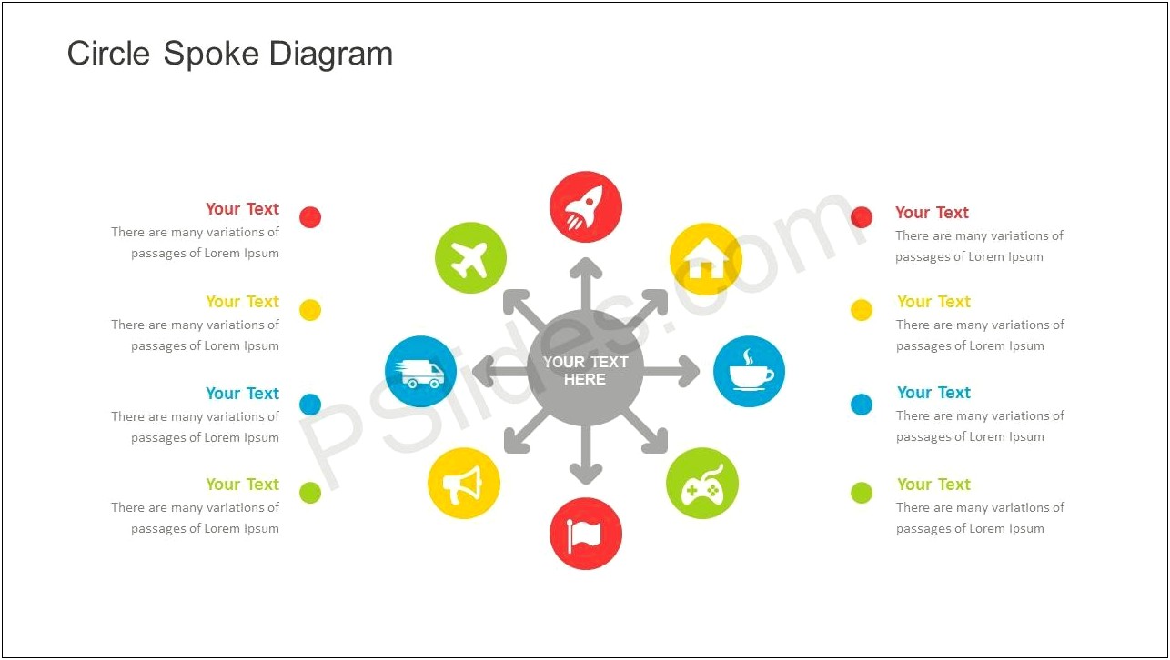 Hub And Spoke Powerpoint Template Free
