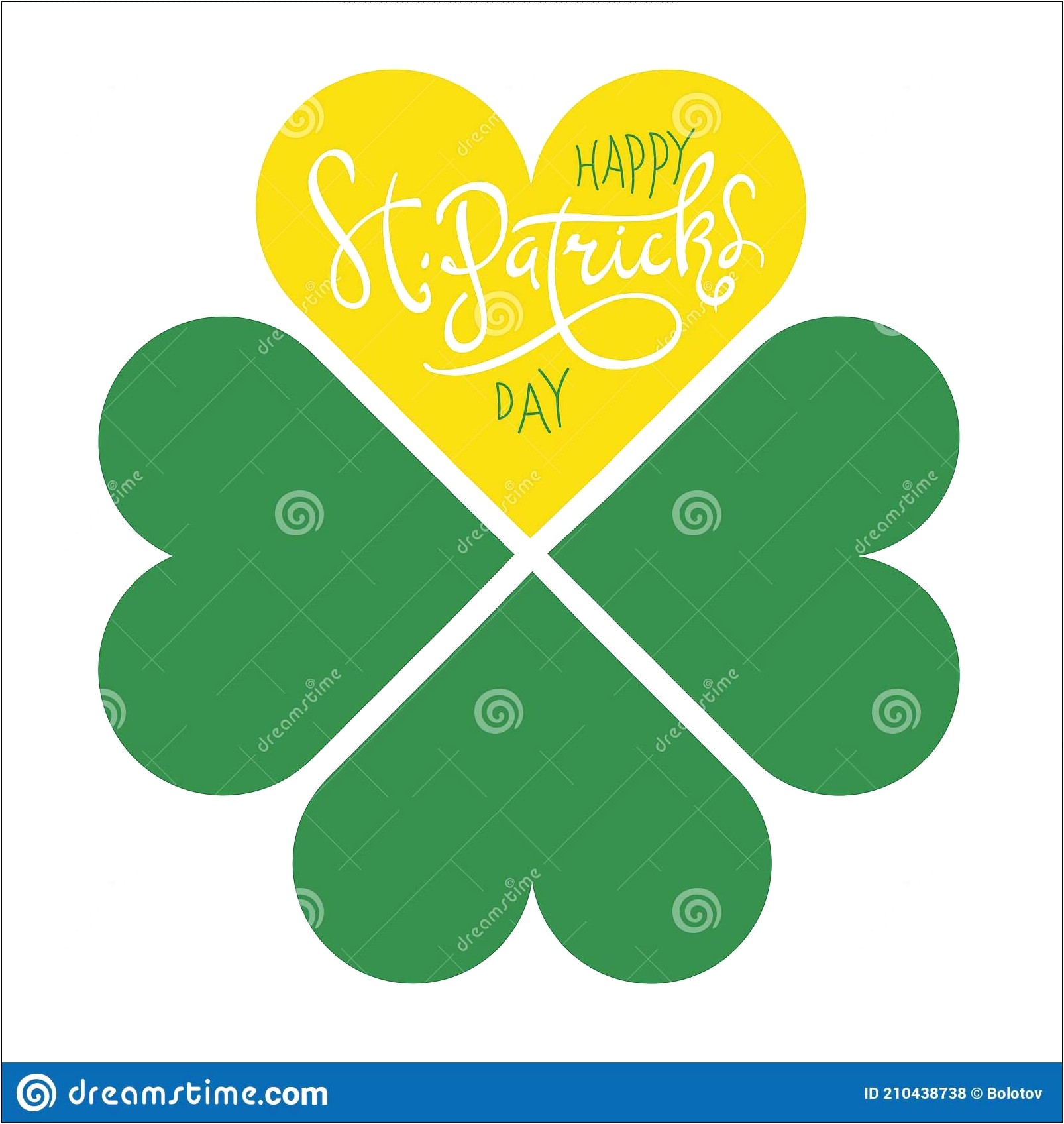 I Am Lucky Because Shamrock Template Free
