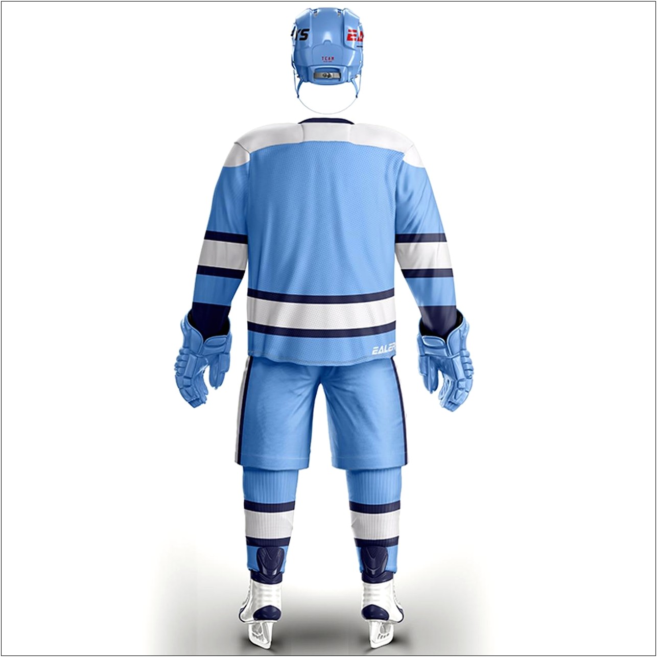 Ice Hockey Uniform Mockup Template Free Psd