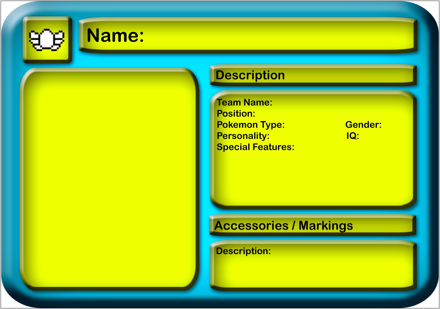 Id Card Template Word Free Download