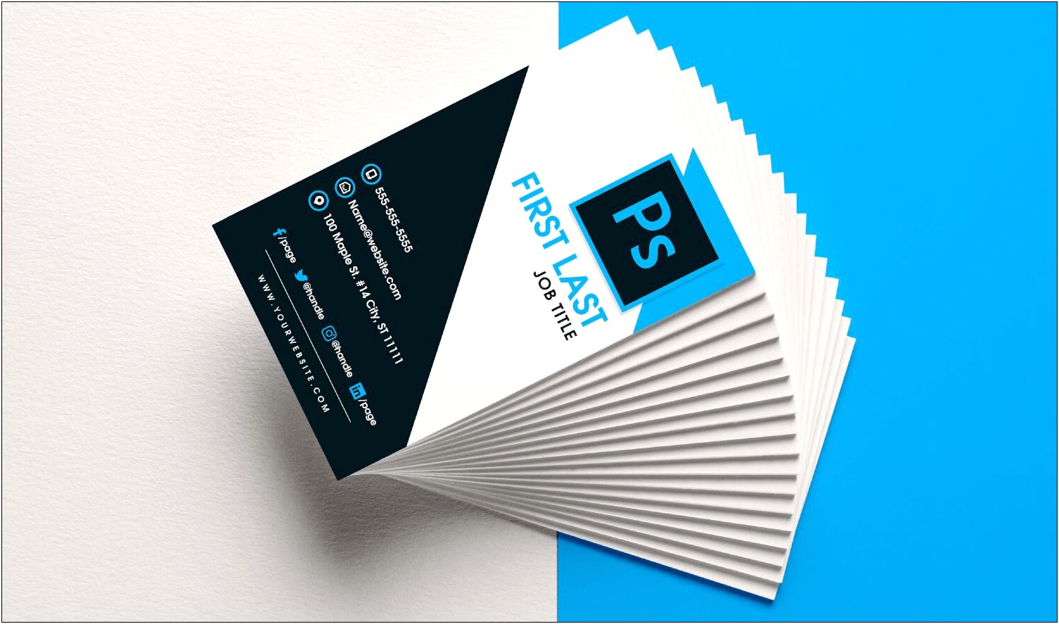 Illustrator Business Card Template Free Download