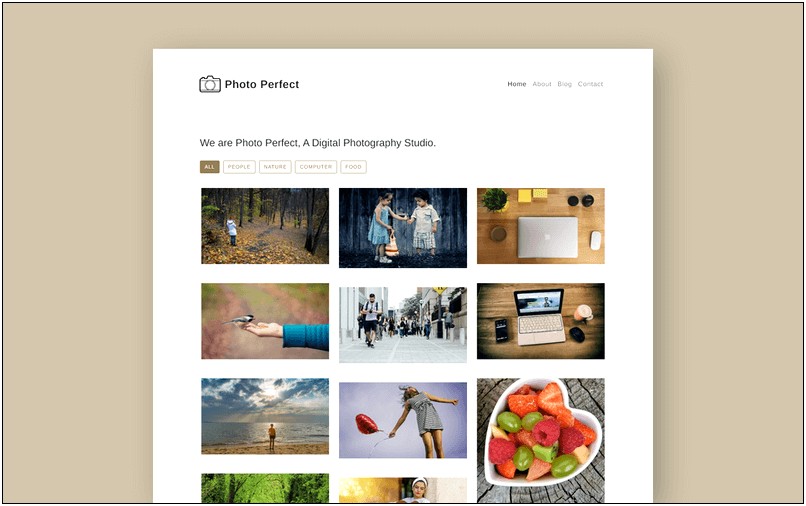 Image Gallery Html Template Free Download