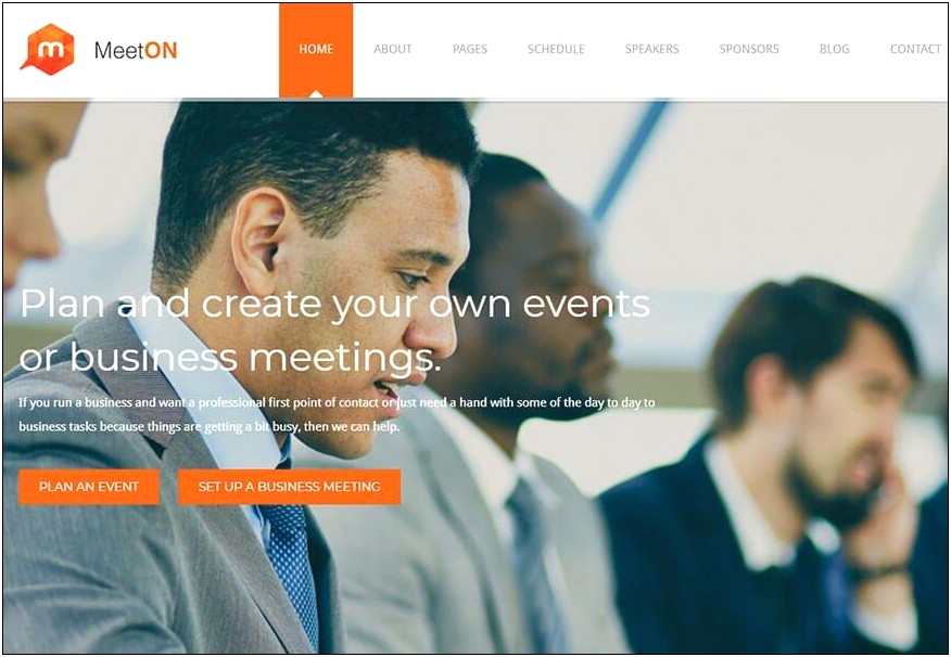 Impression Bootstrap Html5 Event Template Free Download
