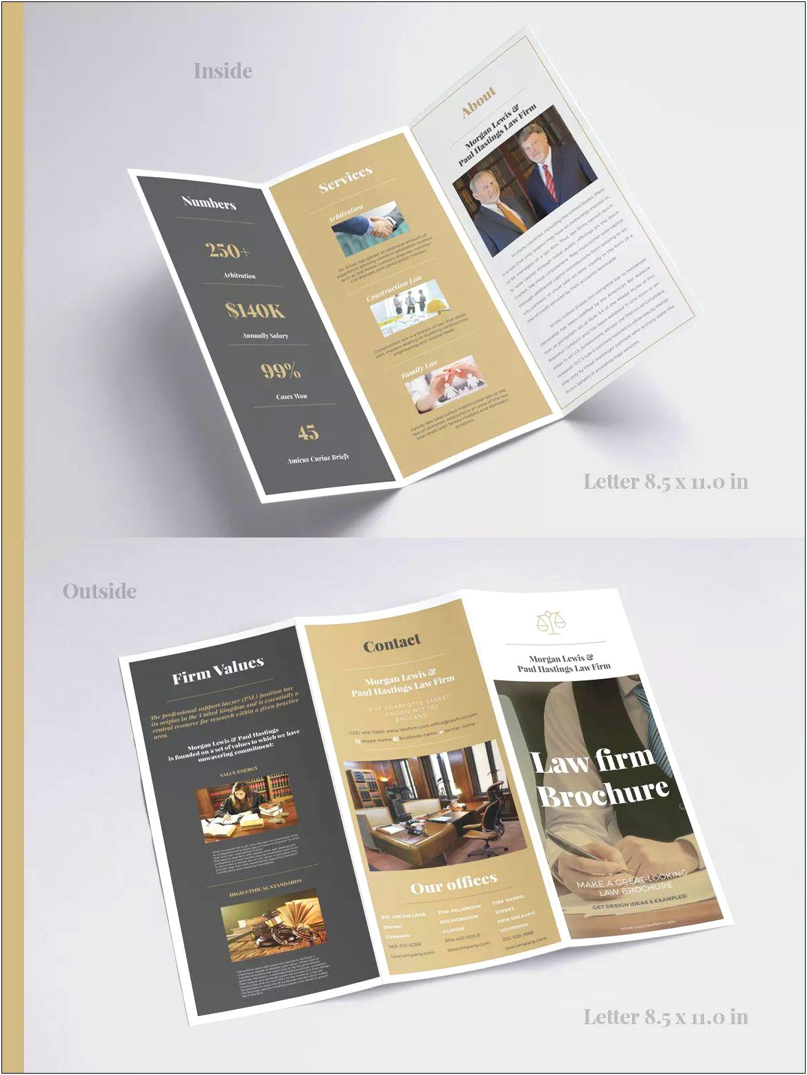 Indesign Tri Fold Brochure Templates Free Download