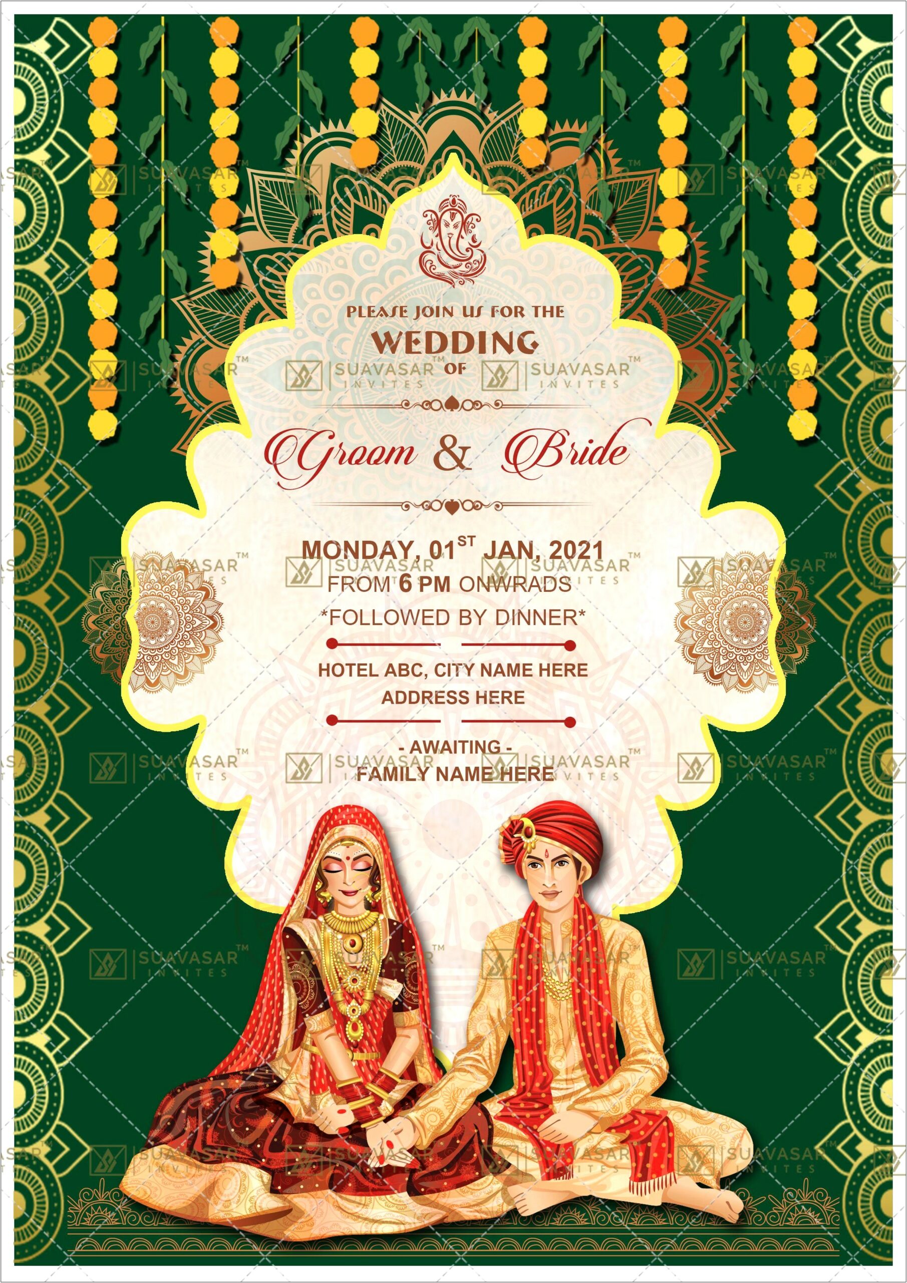 Indian Wedding Invitation Ecards For Whatsapp
