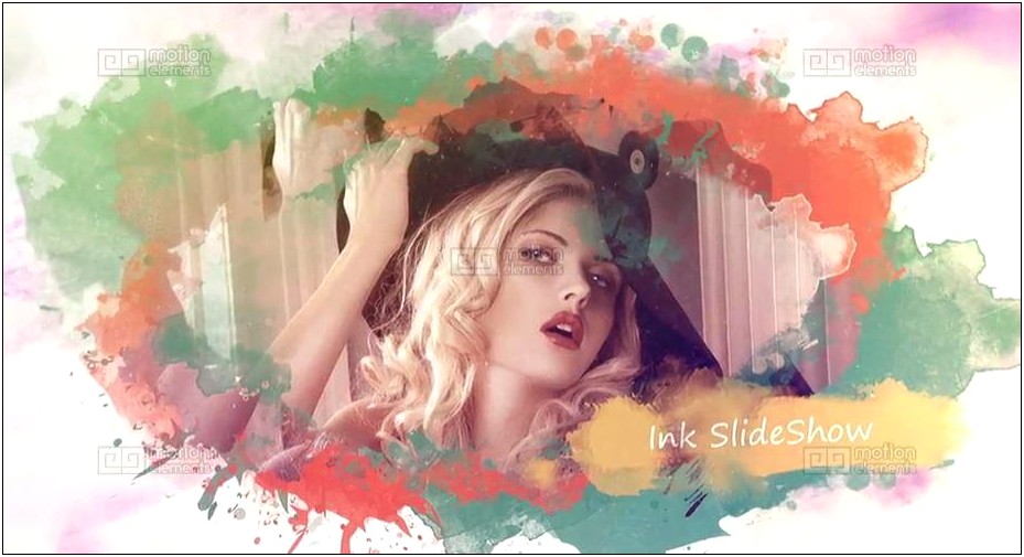 Ink Slideshow After Effects Template Free Download