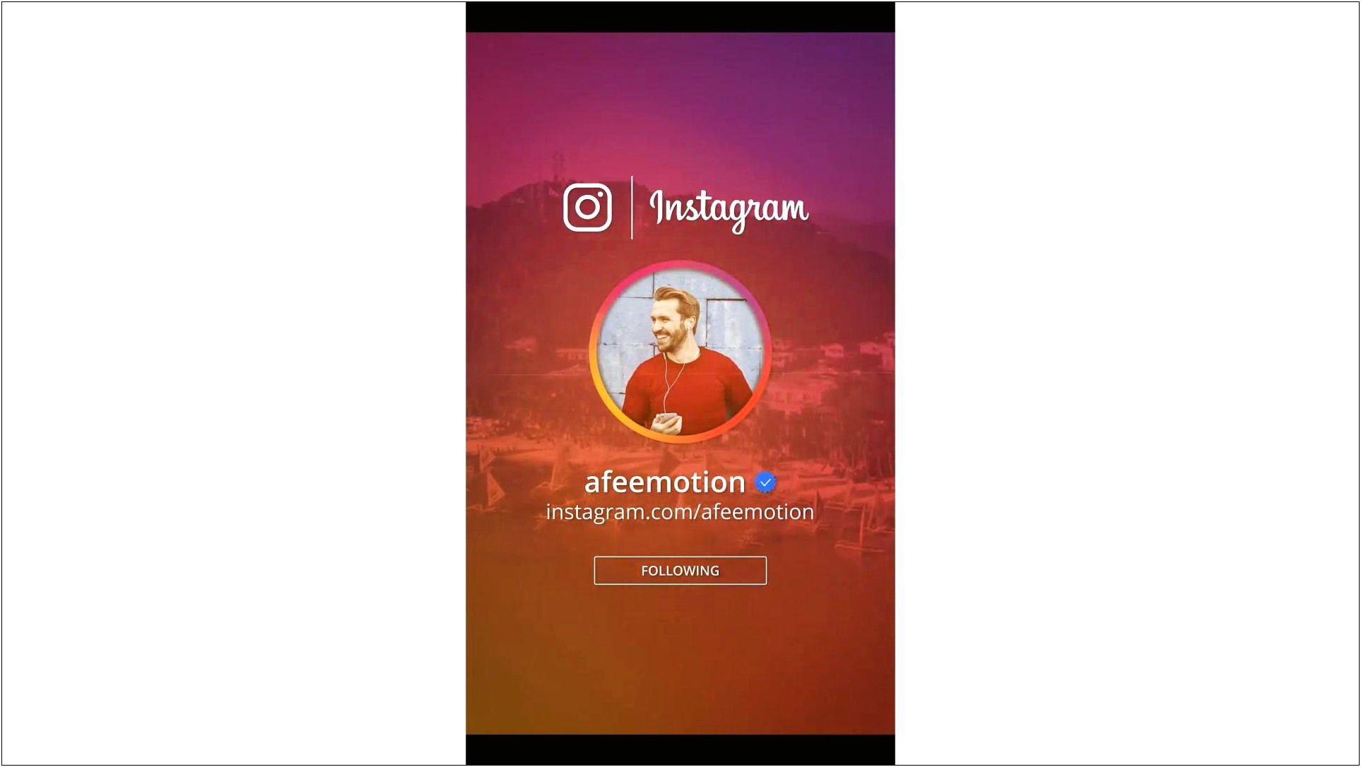 Instagram Promo After Effects Template Free