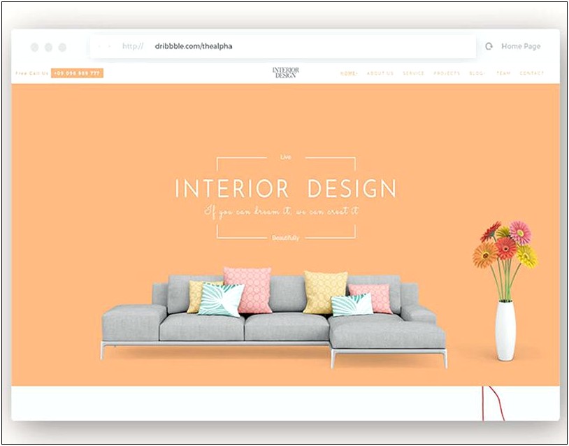 Interior Design Portfolio Template Psd Free Download