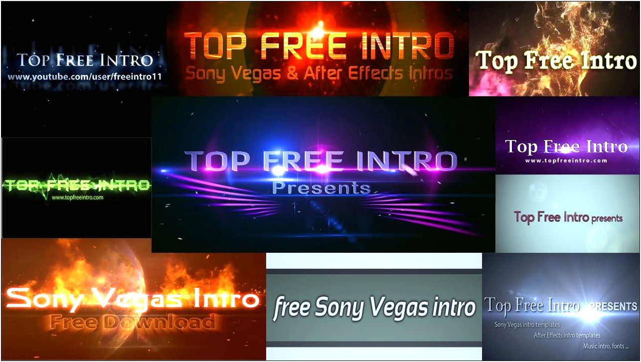Intro Template Sony Vegas Pro Free Download