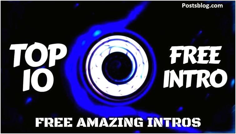 Intro Templates No Text Free Download
