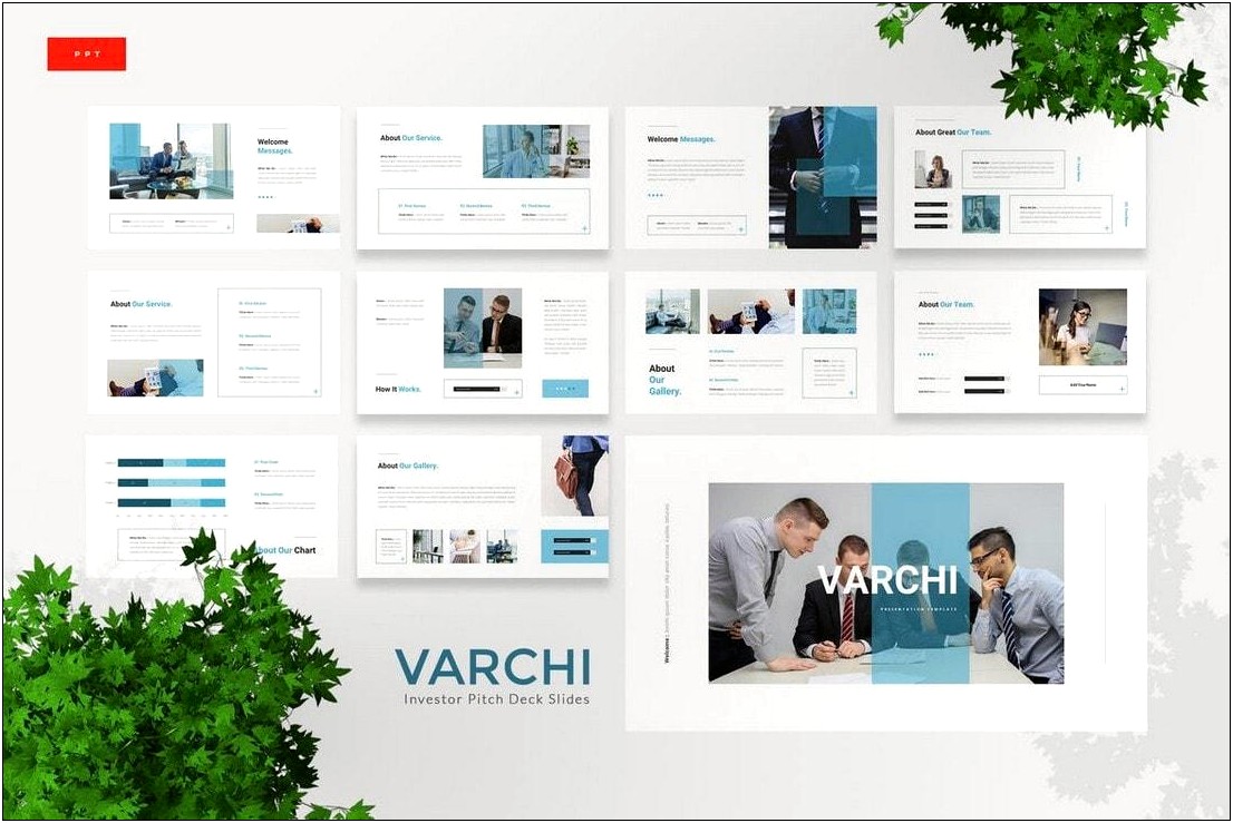Investor Pitch Deck Powerpoint Template Free Download Ppt