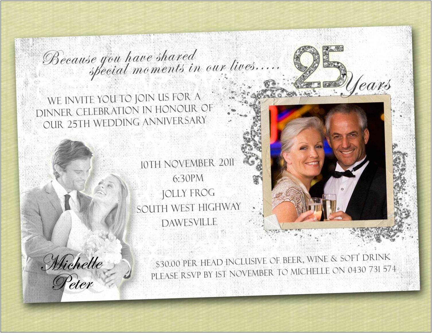 Invitation For 50th Wedding Anniversary Of Parents