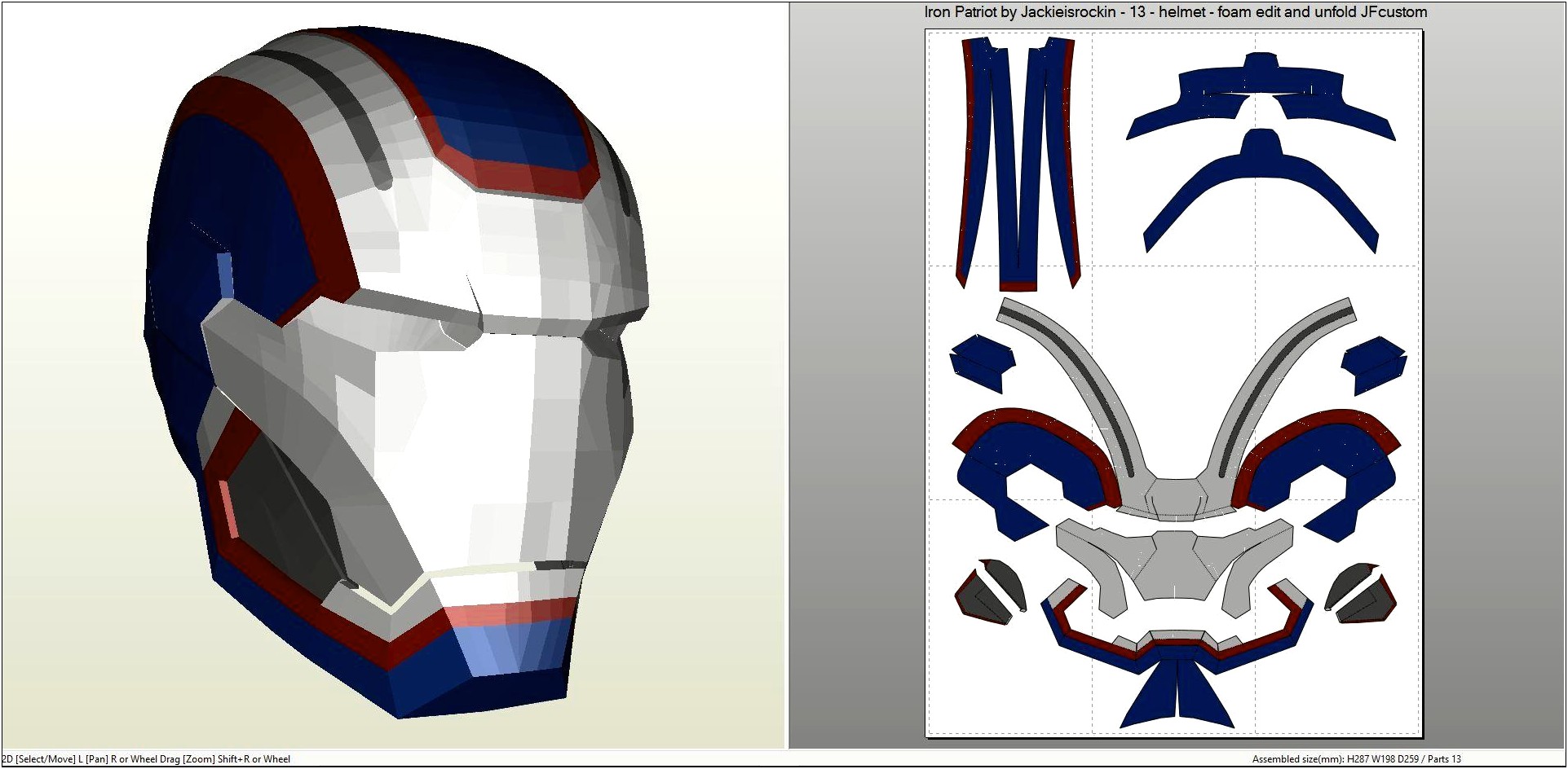 Iron Man Helmet Template Paper Free Download Printable