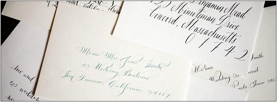 Is It Ok To Handwrite Wedding Invitation Envelopes
