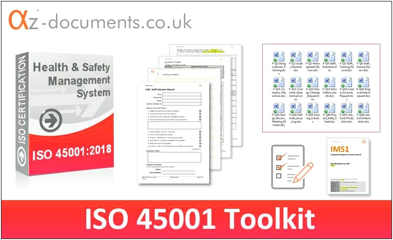 Iso 45001 Manual Template Free Download