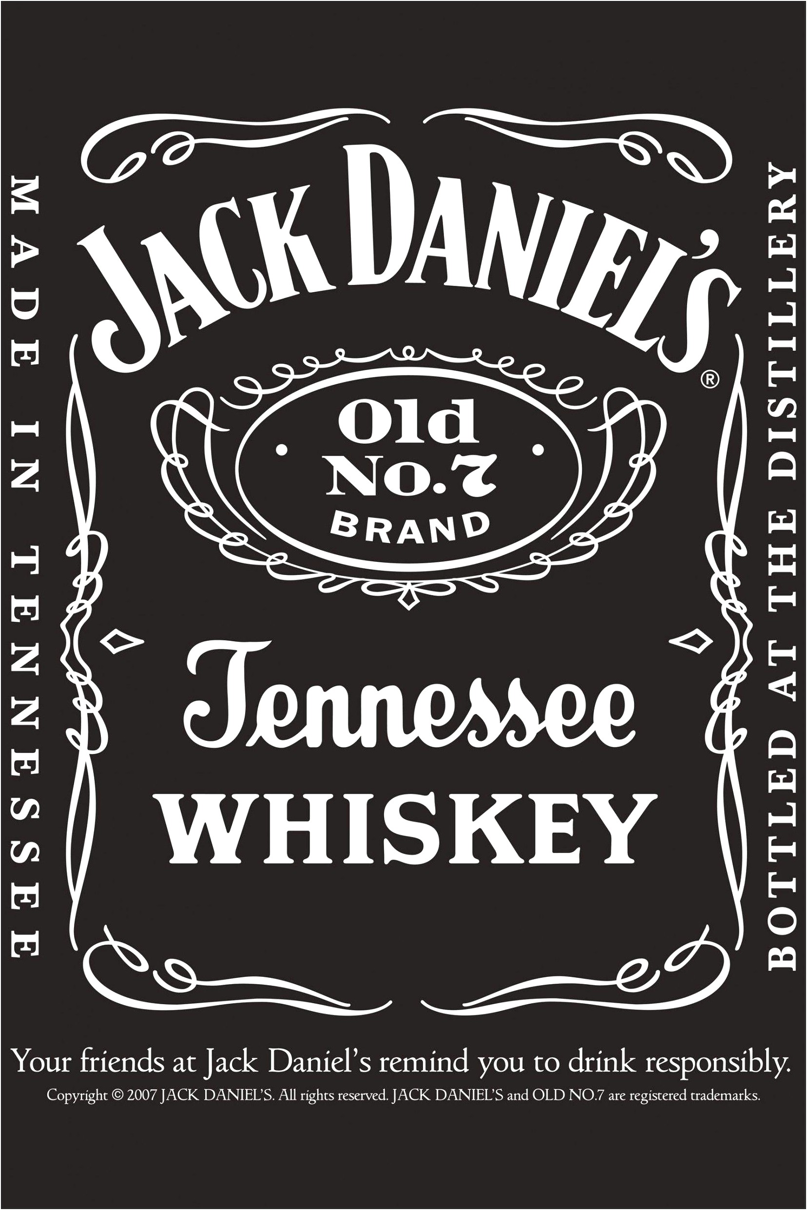 Jack Daniels Blank Invitation Template Free