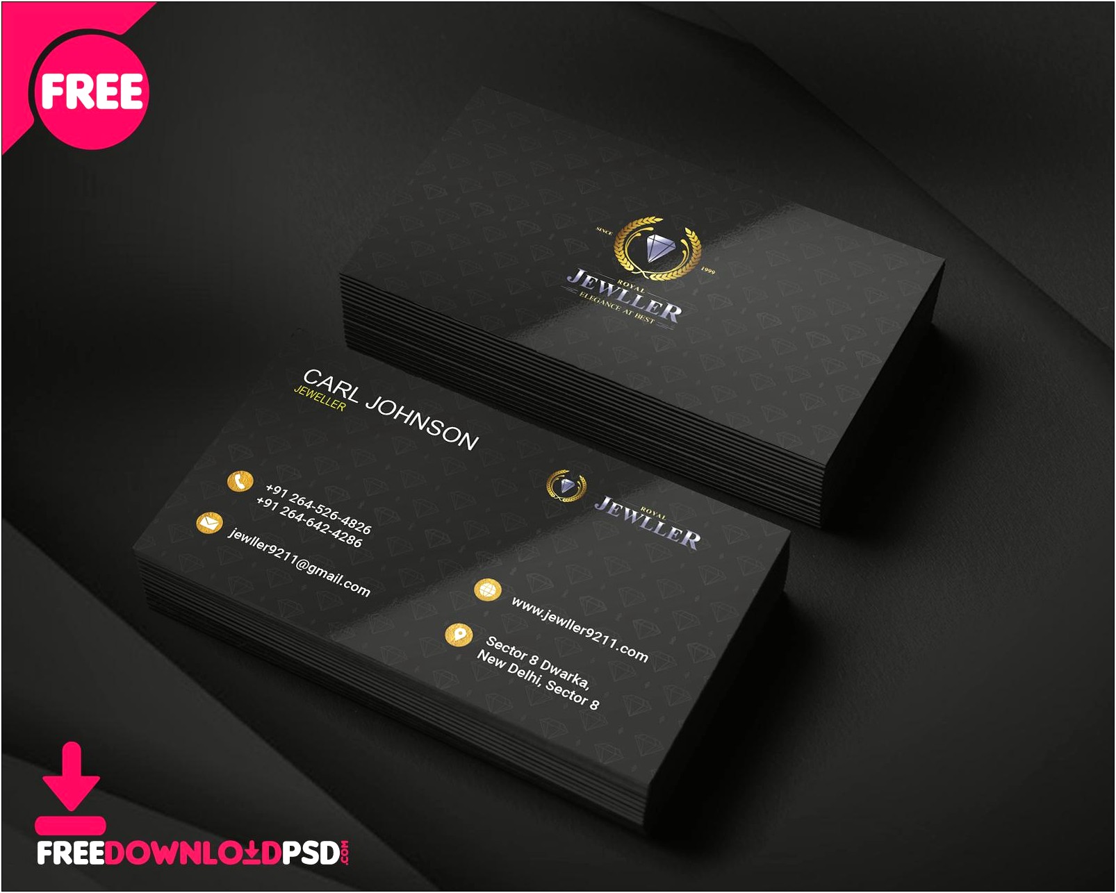 Jewelry Borders For Business Cards Templates Free