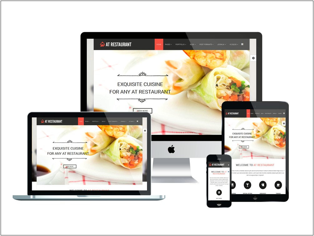 Joomla 2.5 Restaurant Template Free Download